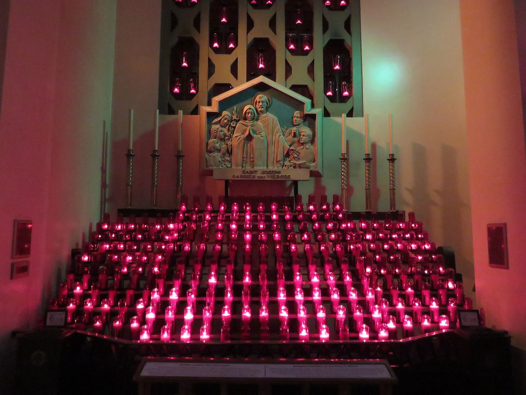 Votive candles at Saint Joseph's Oratory, Montreal